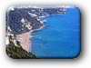 View to Glyfada beach from Agios Georgios mountain's peak