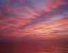 A cloudy sunset, winter time in miriotissa beach